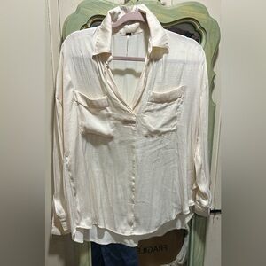 Elegant Cream Women's Blouse